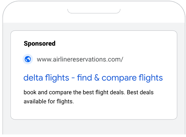 Example referencing another brand in Google policy