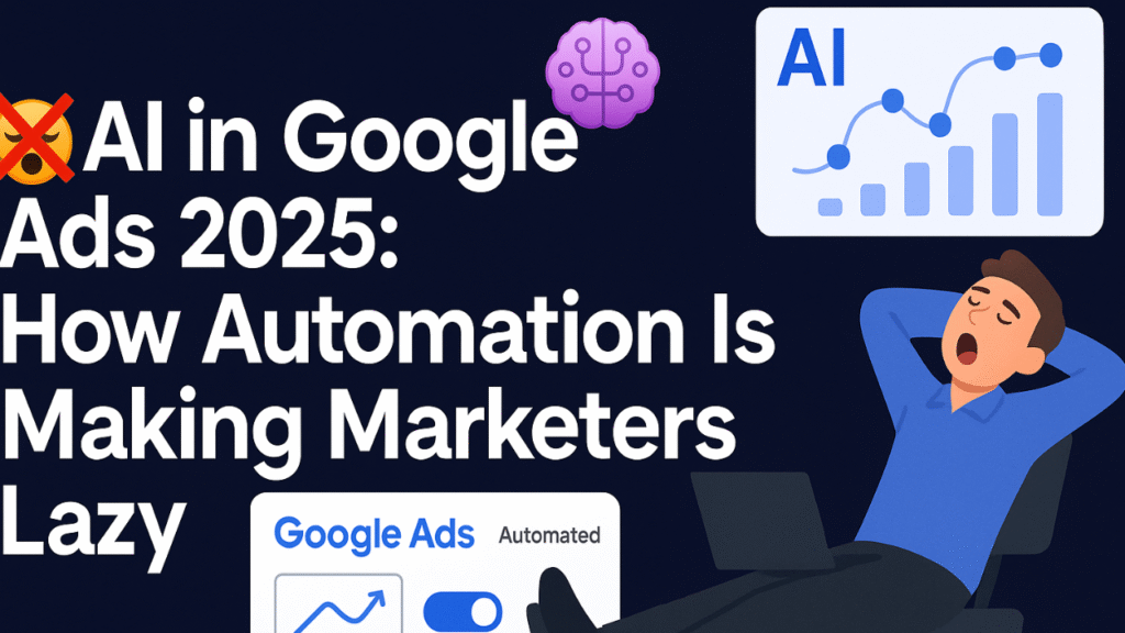 “AI in Google Ads 2025: How Automation Is Making Marketers Lazy”